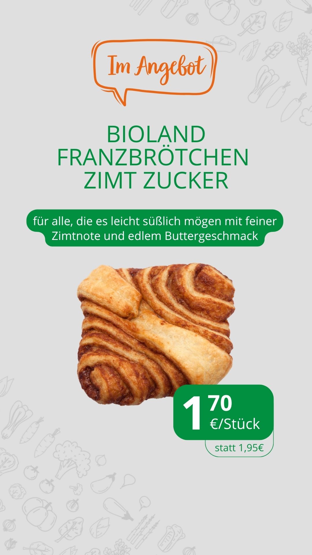 Franzbroetchen Zimt Zucker