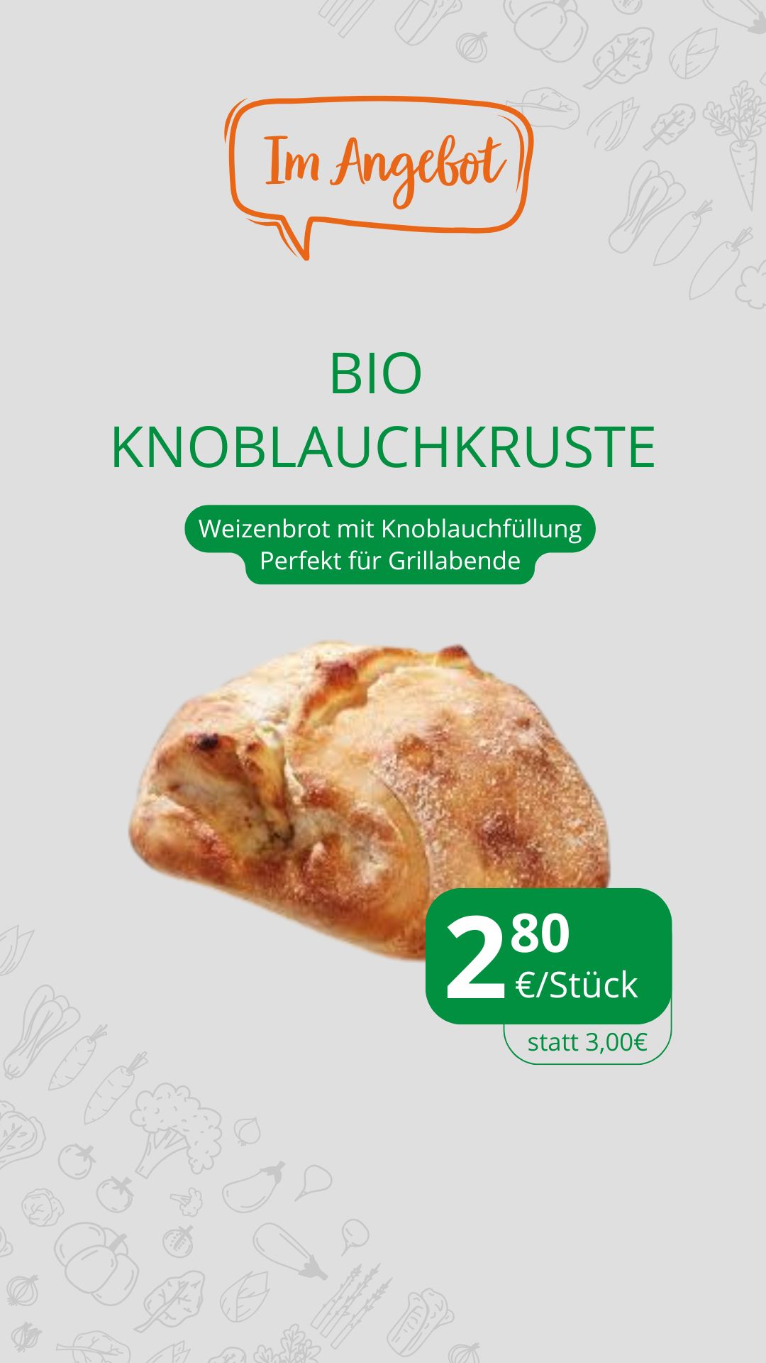 Knoblauchkruste