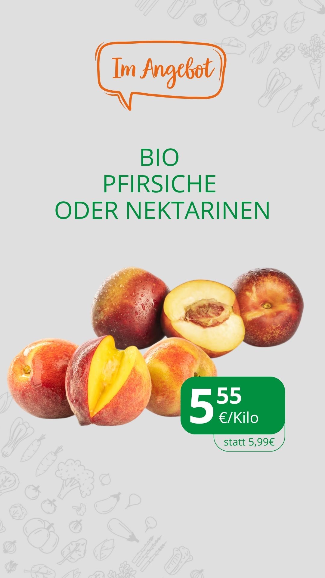 Nektarine Pfirsich