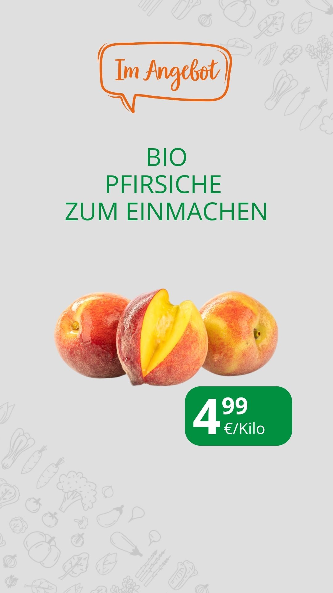 Pfirsiche Einmach