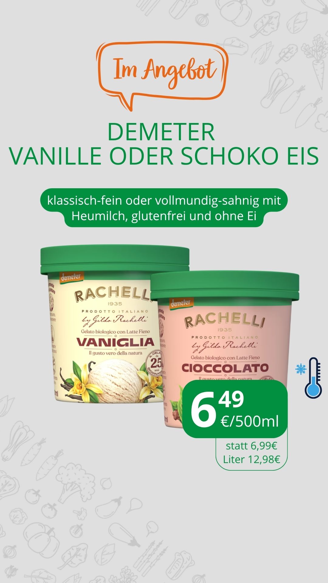 Eis Vanille Schoko Rachelli