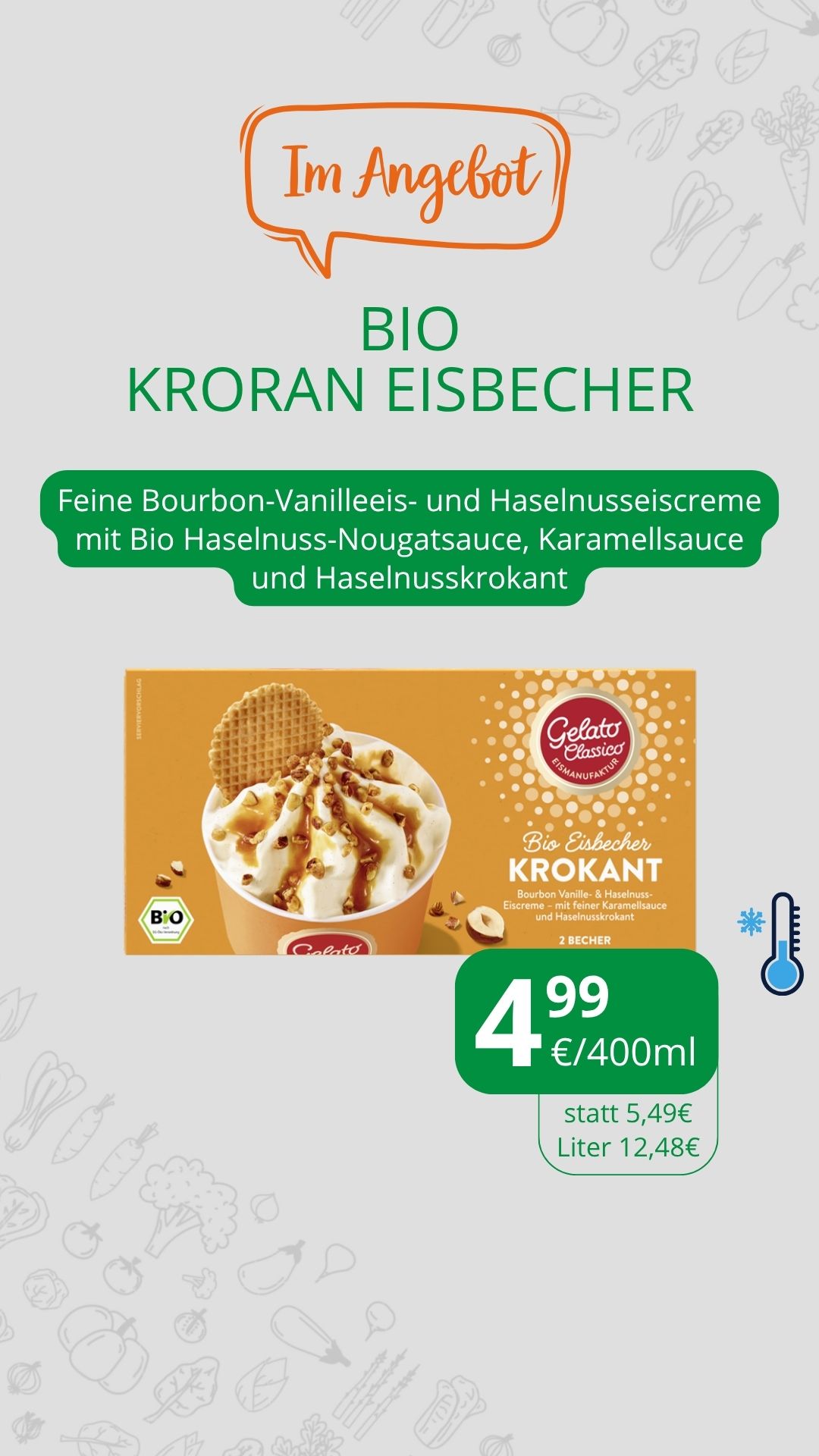 Krokant Eisbecher