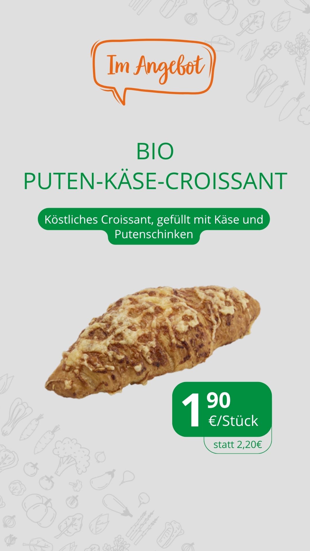 Puten Kaese Croissant