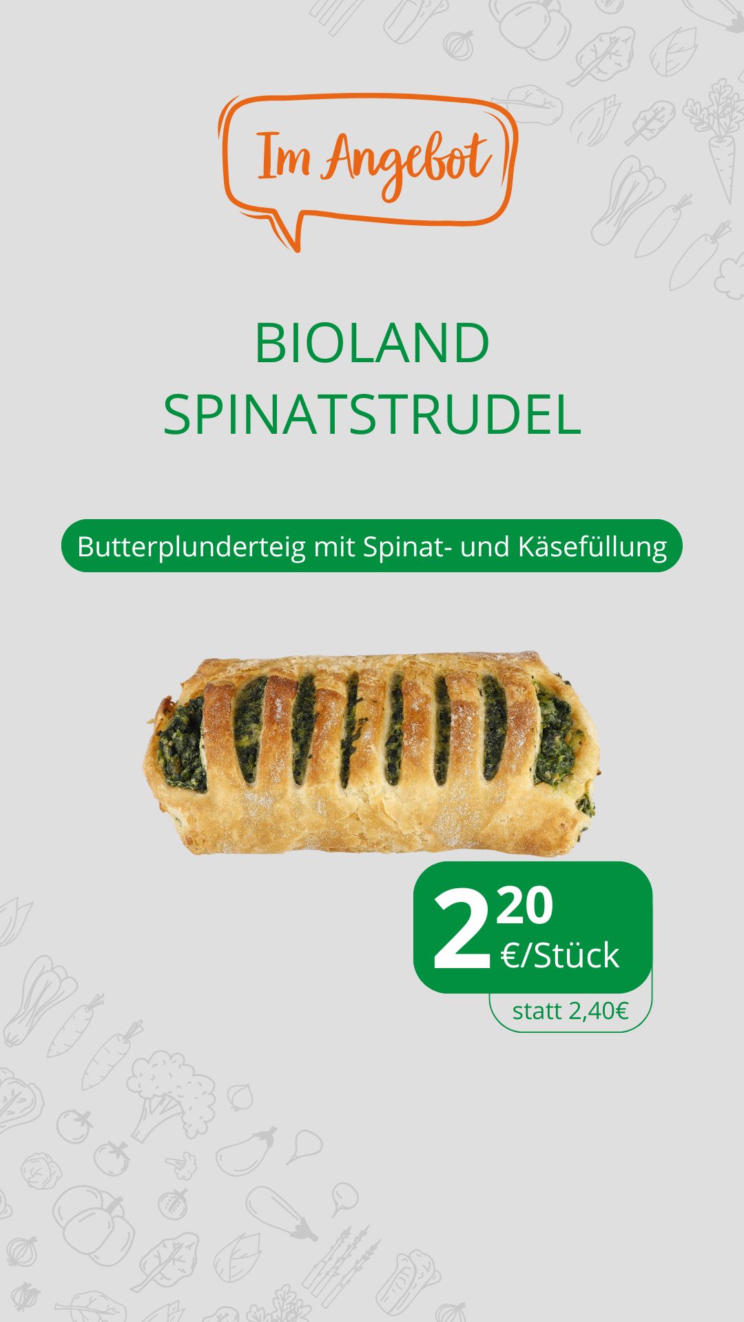 Spinatstrudel