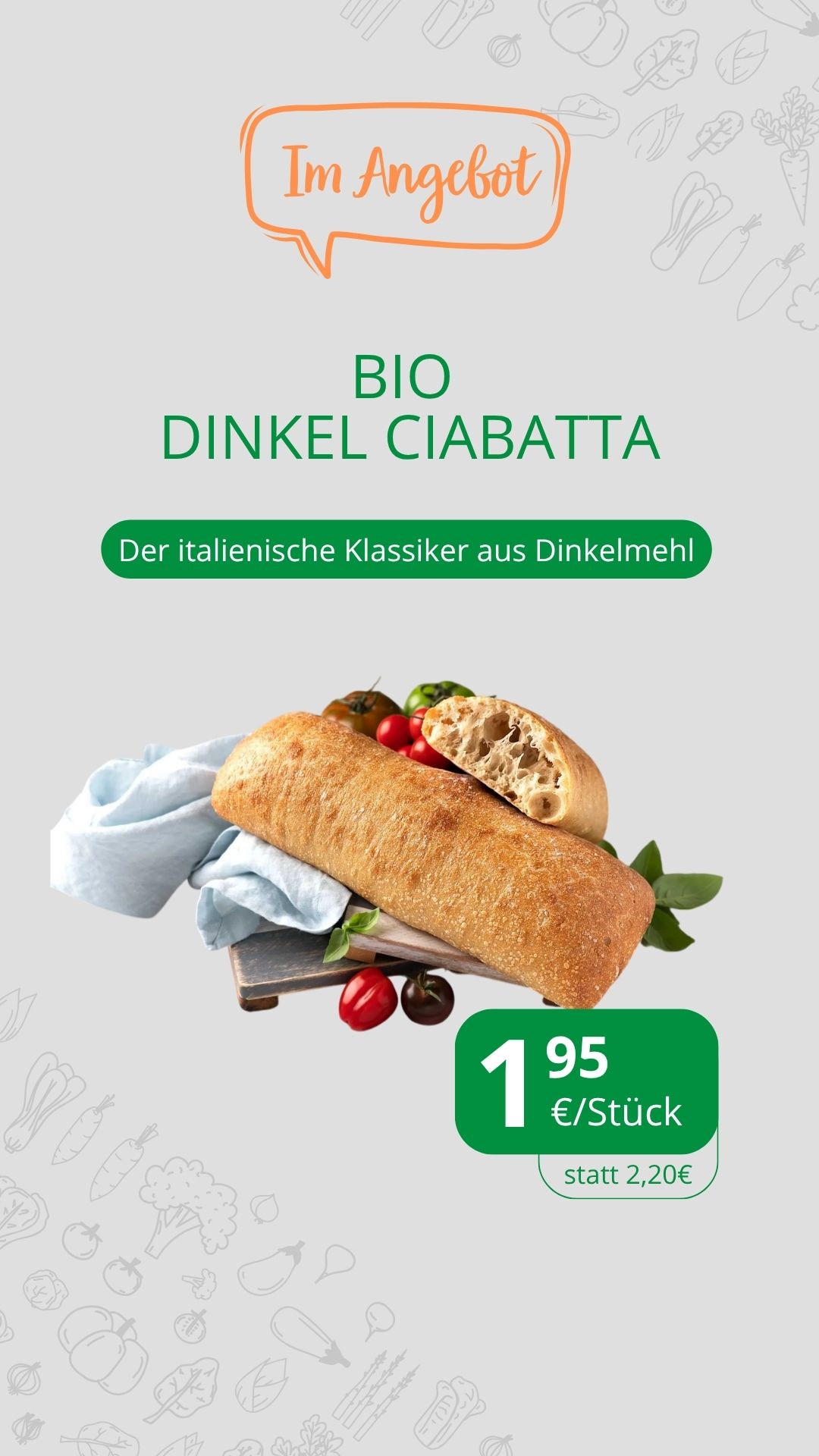 Dinkel Ciabatta