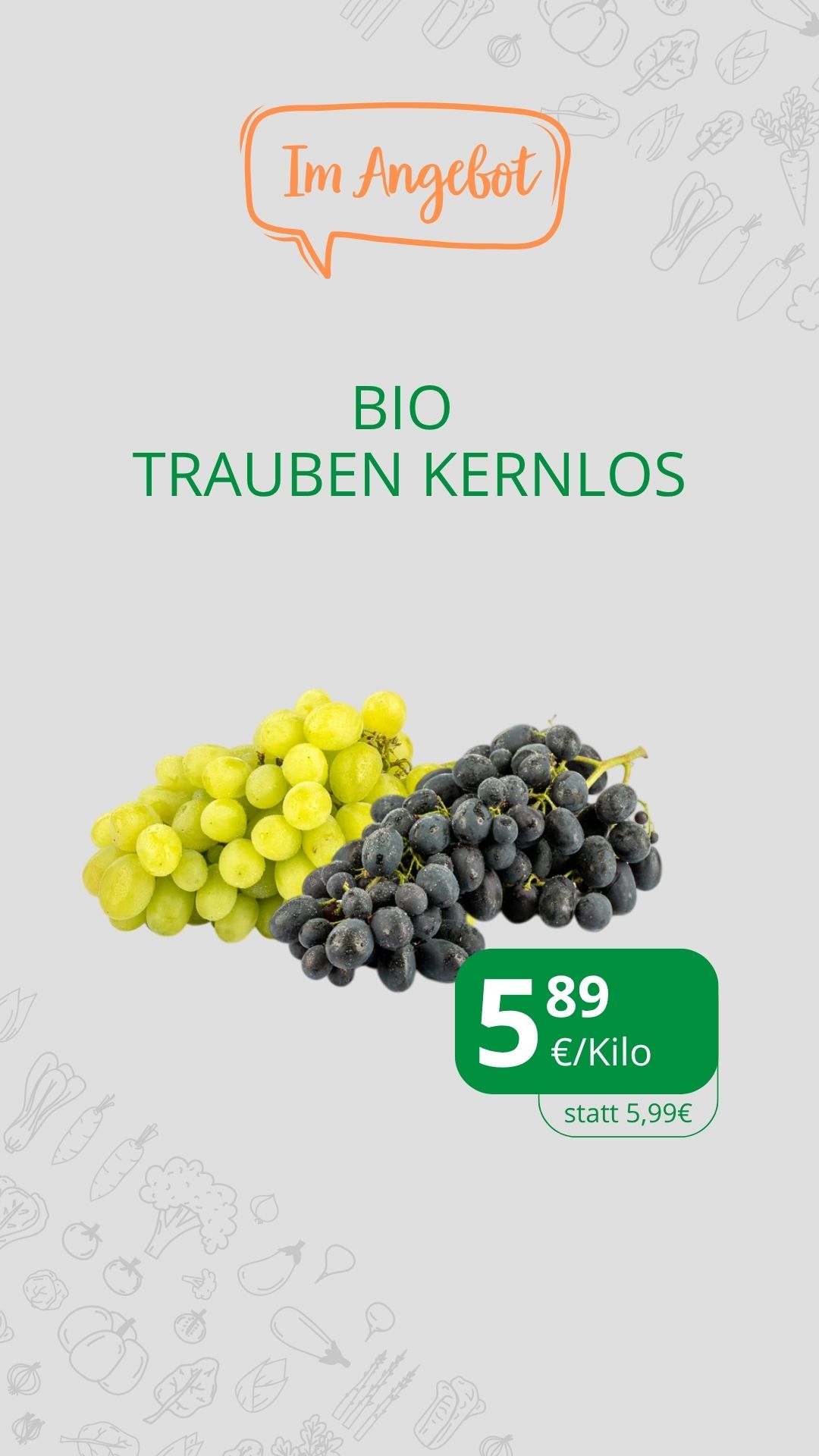 Trauben kernlos