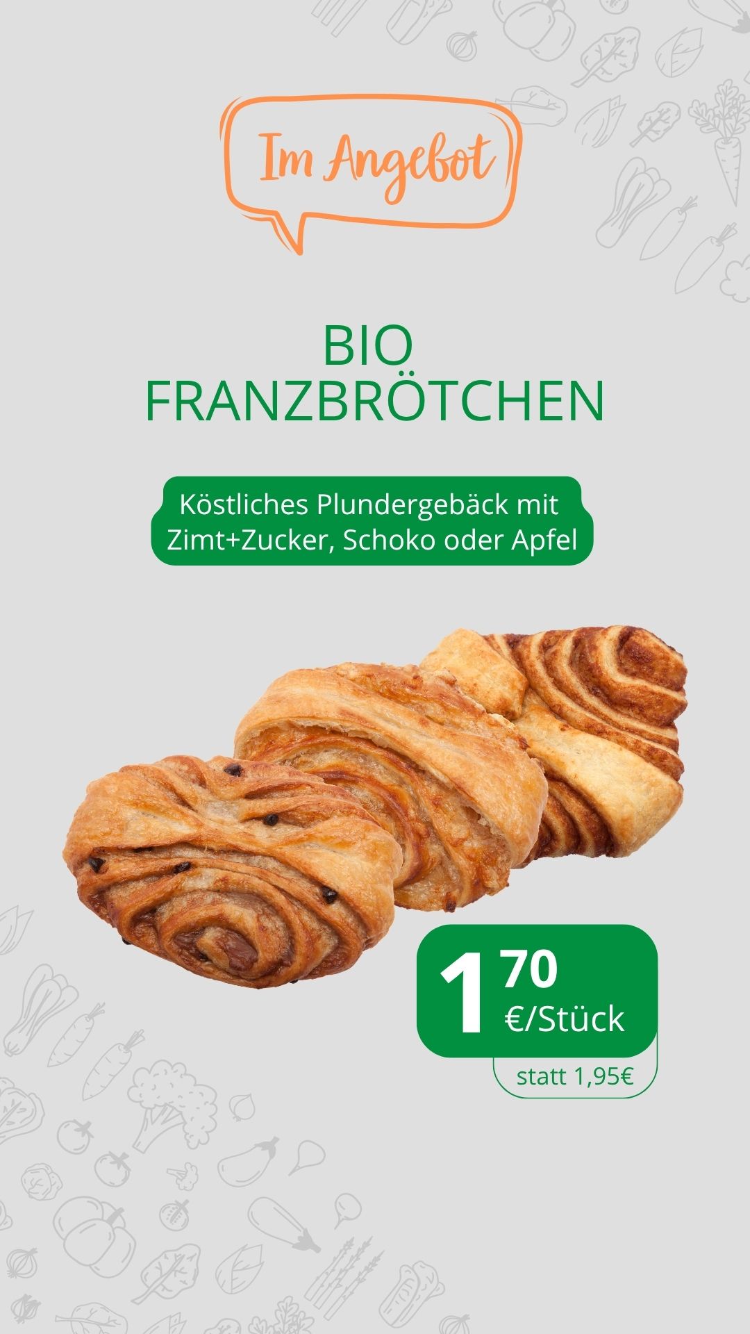 Franzbroetchen alle Sorten