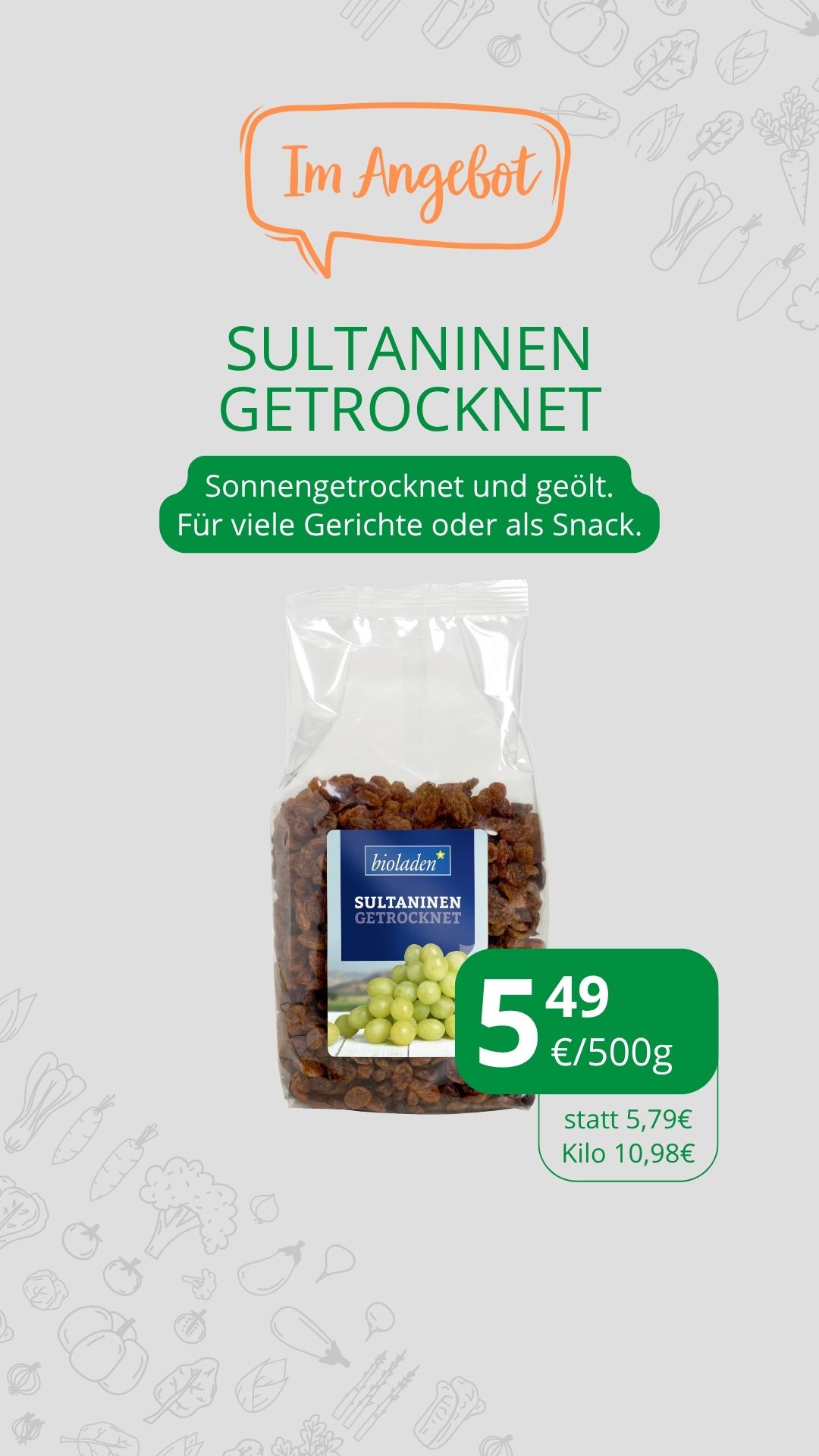 bioladen Sultaninen 500g